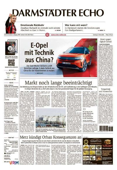 Darmstädter Echo 2026-03-21