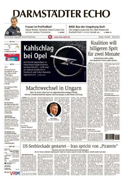 Darmstädter Echo 2026-04-14