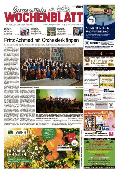 Gersprenztal Wochenblatt 2026-04-18