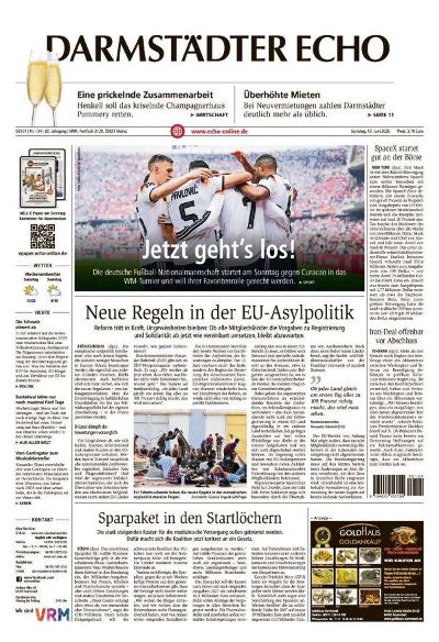 Darmstädter Echo 2026-06-13