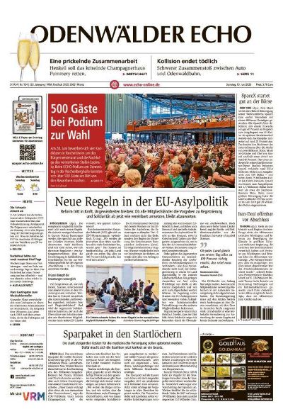 Odenwälder Echo 2026-06-13