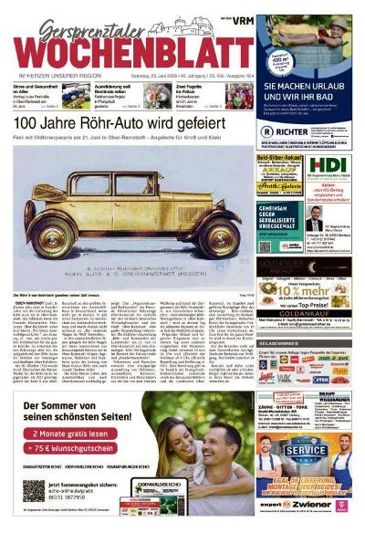 Gersprenztal Wochenblatt 2026-06-20