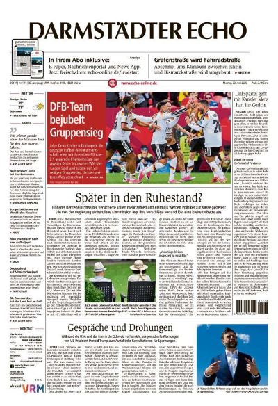 Darmstädter Echo 2026-06-22