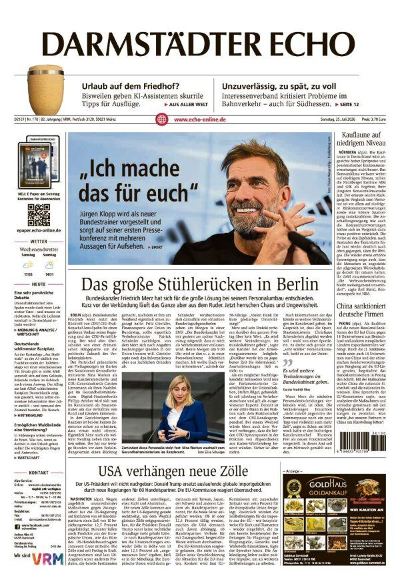 Darmstädter Echo 2026-07-25