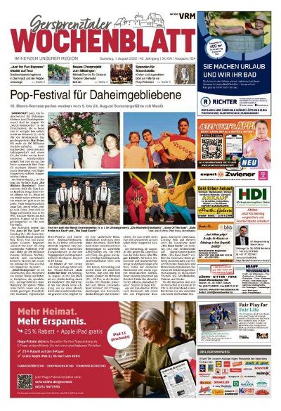Gersprenztal Wochenblatt 2026-08-01