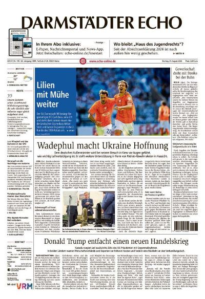 Darmstädter Echo 2026-08-24