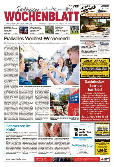 Südhessen Wochenblatt 2026-08-29