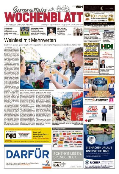 Gersprenztal Wochenblatt 2026-08-29