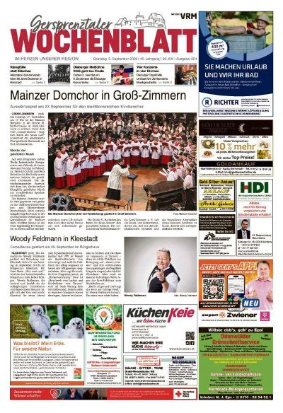 Gersprenztal Wochenblatt 2026-09-05