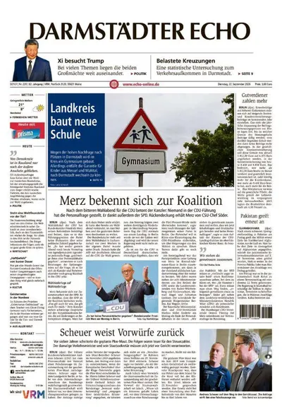 Darmstädter Echo 2026-09-22