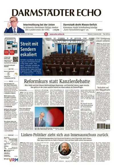 Darmstädter Echo 2026-09-23
