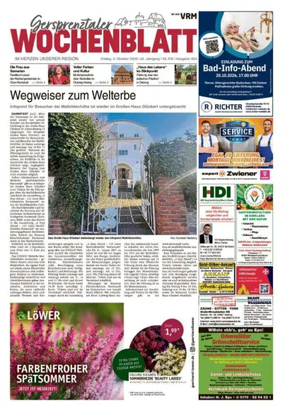 Gersprenztal Wochenblatt 2026-10-02