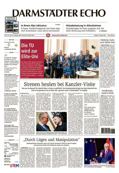 Darmstädter Echo 2026-10-05