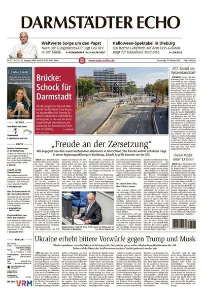 Darmstädter Echo 2026-10-15