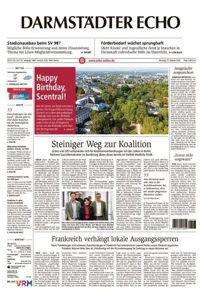 Darmstädter Echo 2026-10-20